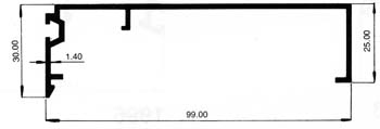 alumunium Curtain Wall-Curtain Wall Group 2083 - 2084